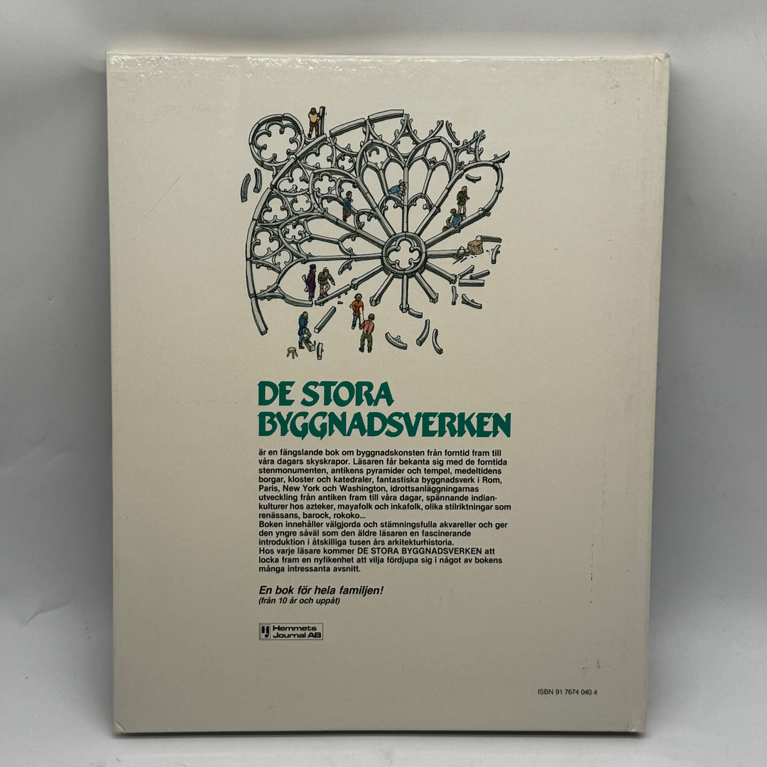 Retro Bok De Stora Byggnadsverken Arkitektur
