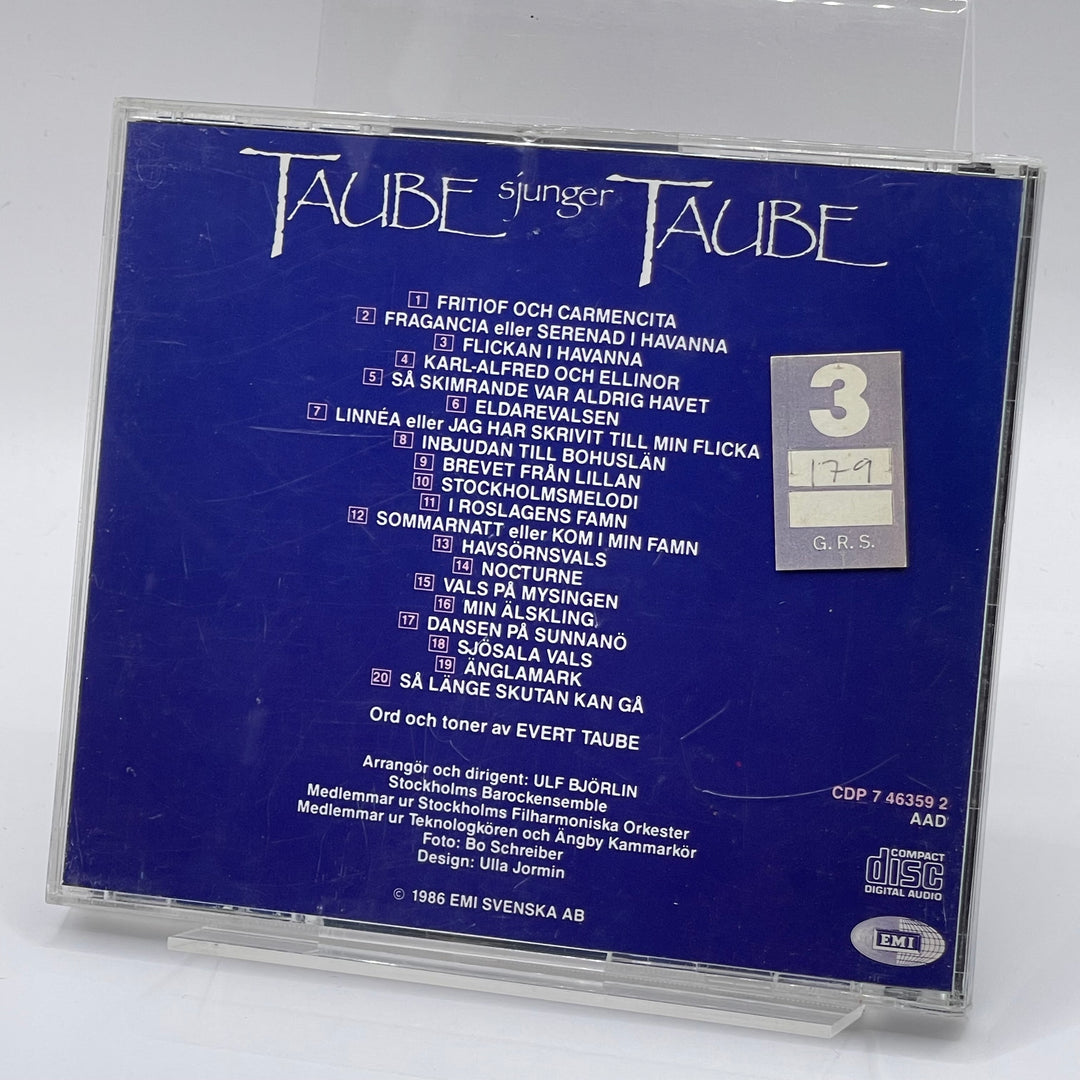 CD Taube sjunger Taube av Sven-Bertil