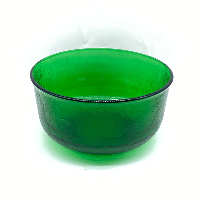 Grön glasvas med unik design