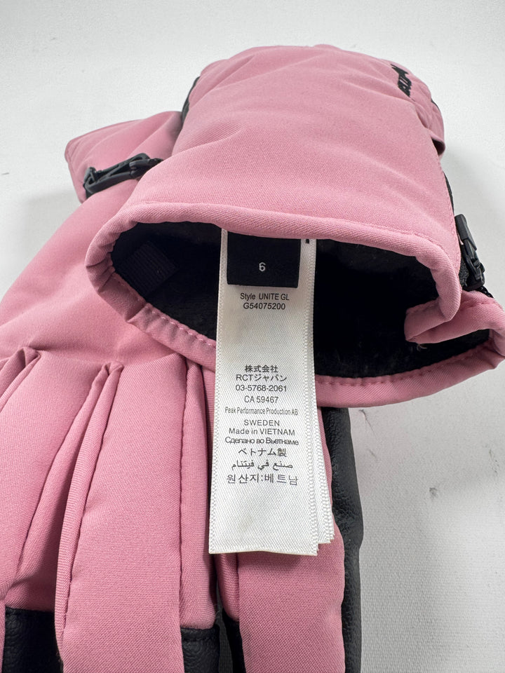 Rosa skidhandskar Peak Performance mycket gott skick
