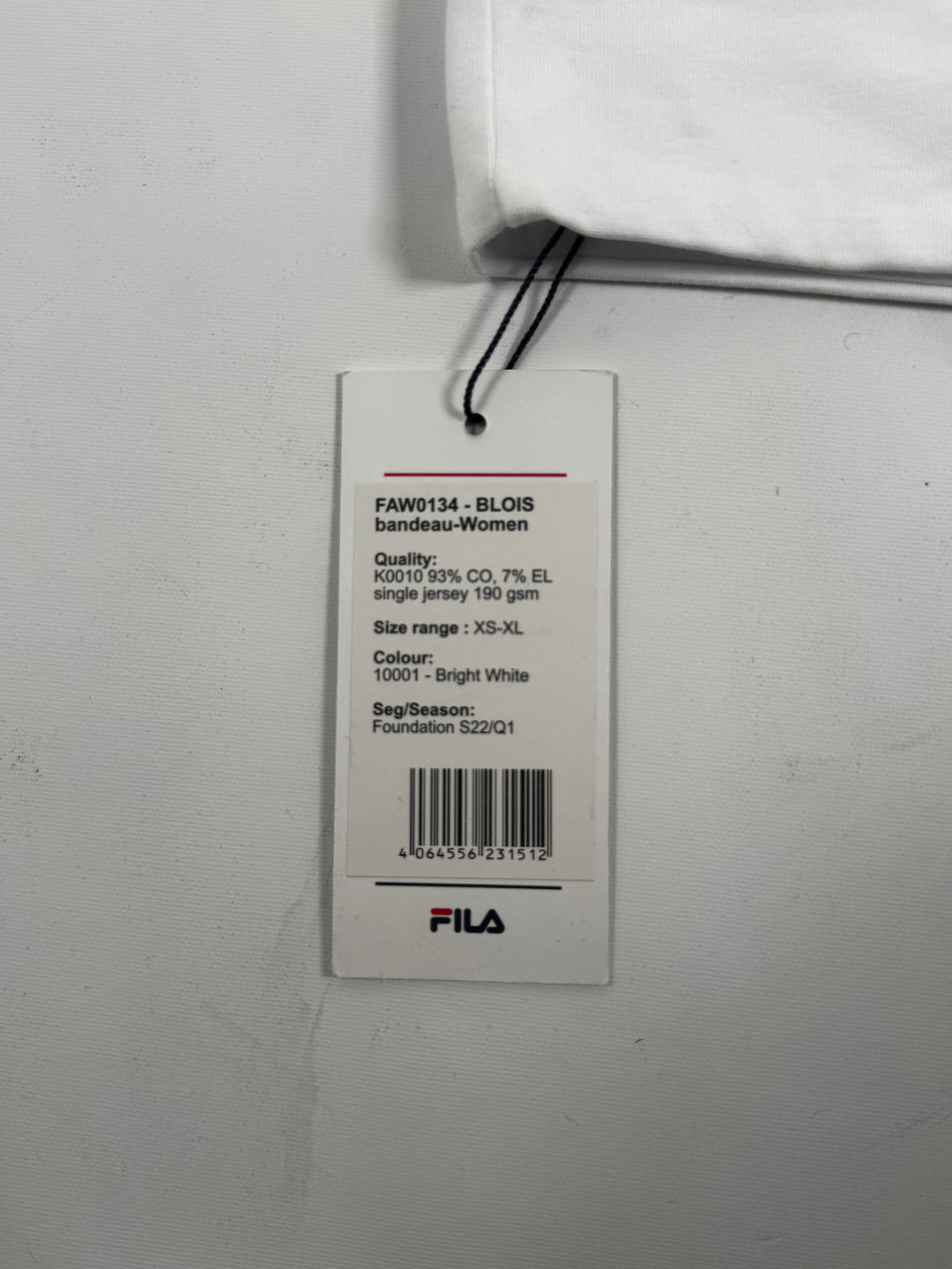 FILA bandeaubh vit bomullsblandning ny