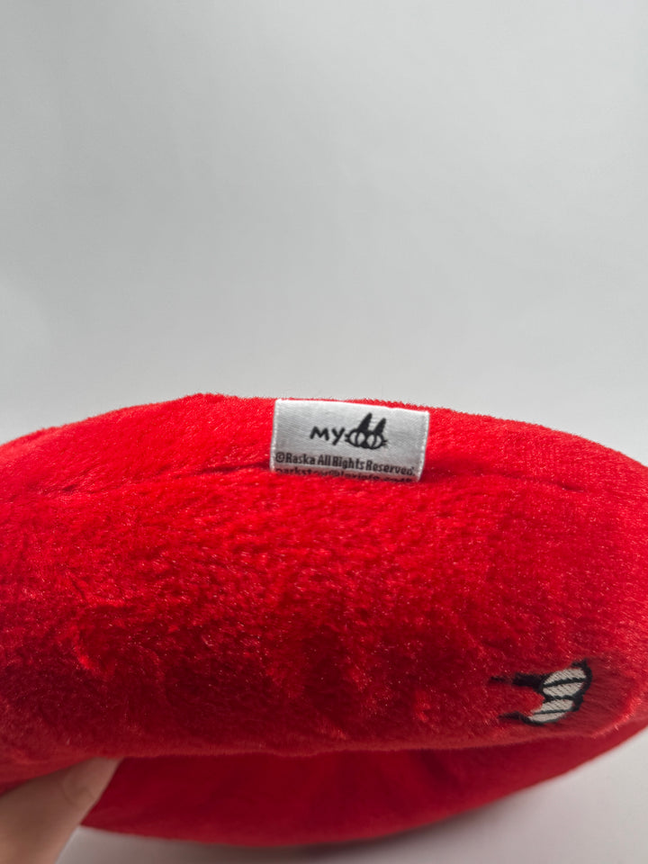 Röd nackkudde i textil från MyDoo