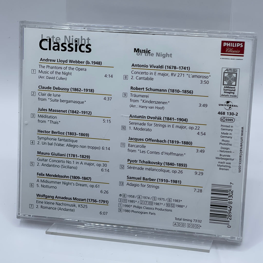 Klassisk musik-CD Late Night Classics