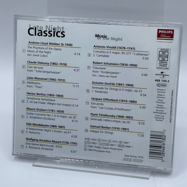 Klassisk musik-CD Late Night Classics