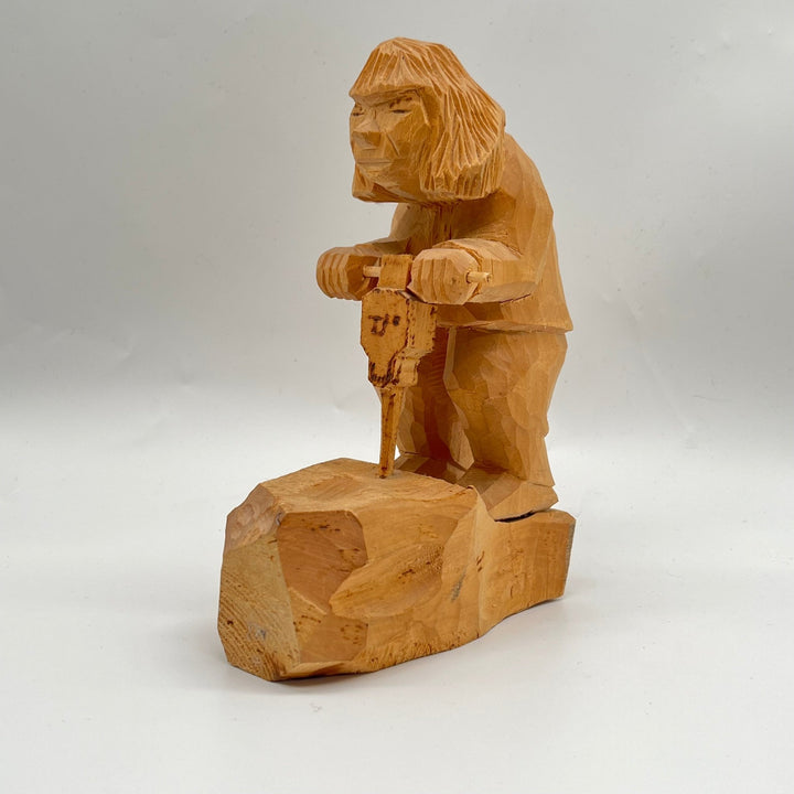 Träfigur av Viking - Homy Secondhand Online