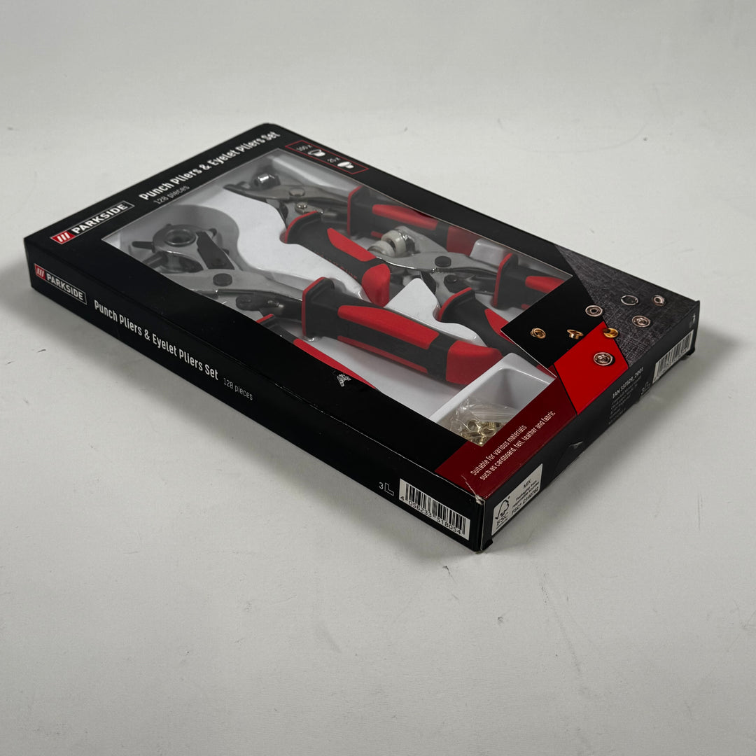 Parkside håltagnings- och nitverktygssats ny