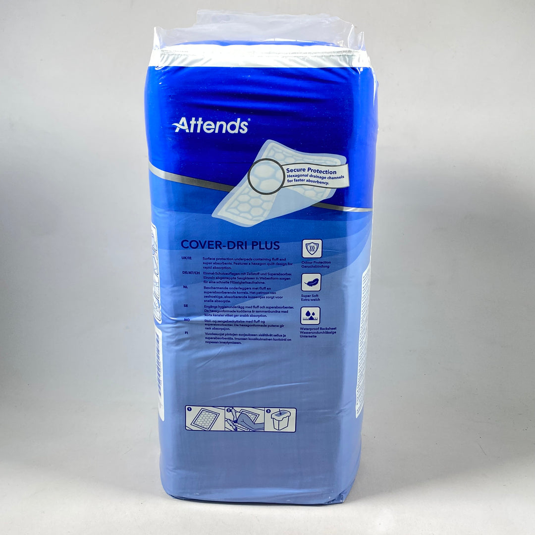 Absorberande Underlag Attends Cover-Dri Plus 60x90 cm