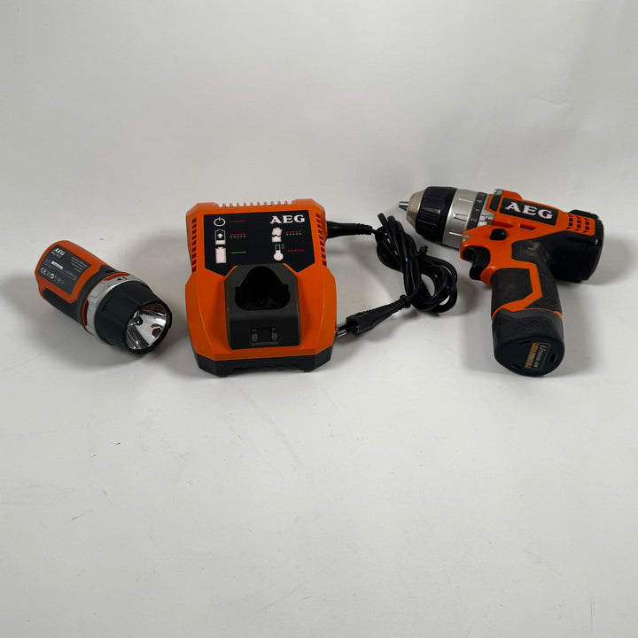 AEG borr- och skruvdragarset begagnad