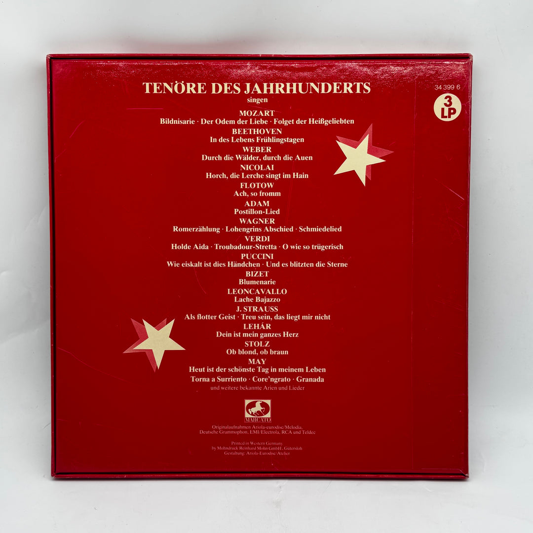 Tenorernas Århundrade Vinyl Retro Eurodisc