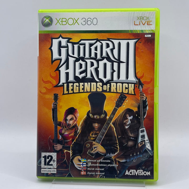 Guitar Hero III Xbox 360 Spelet Begagnat