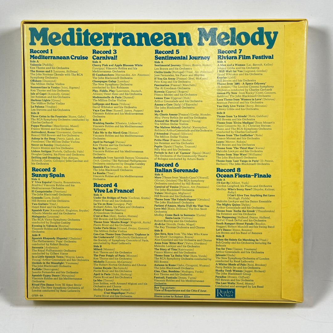 Unik retro vinylsamling Mediterranean Theme