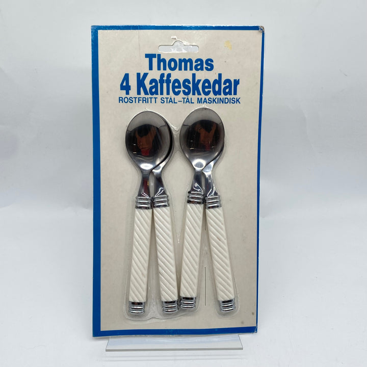 Thomas eleganta kaffeskedar i rostfritt stål