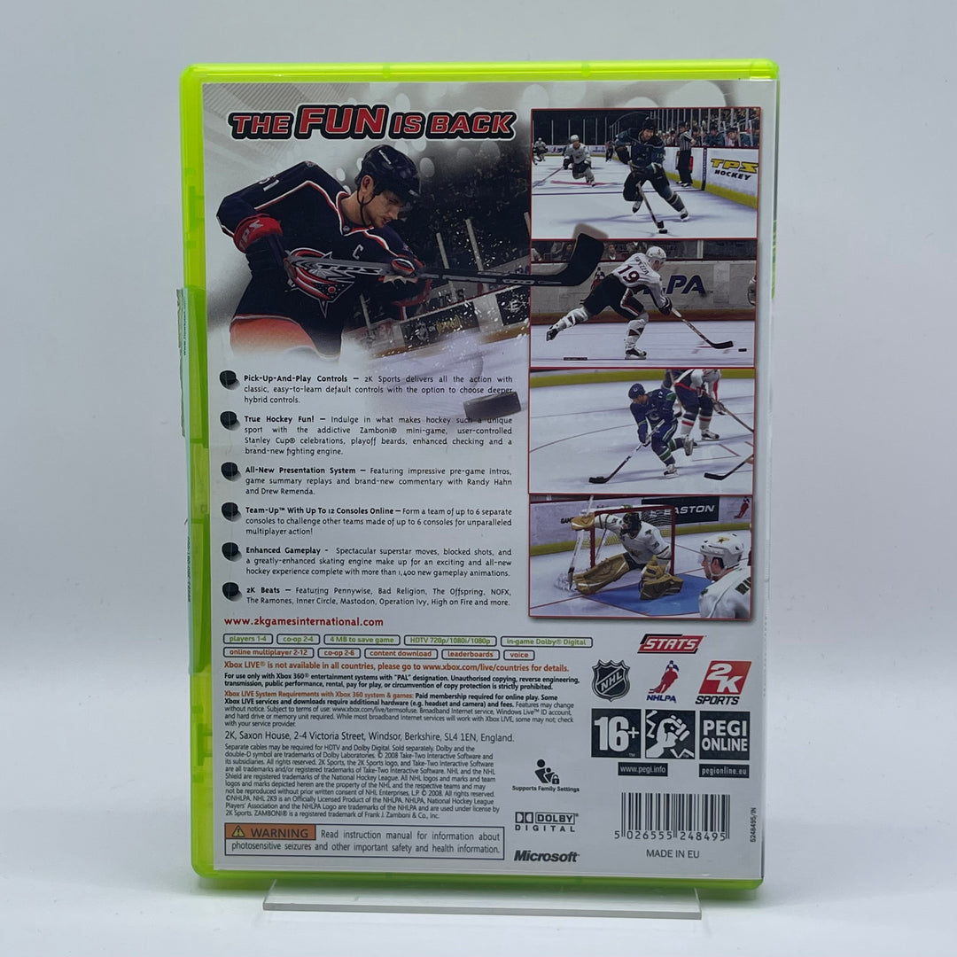 NHL 2K9 Xbox 360-spel 2K Sports