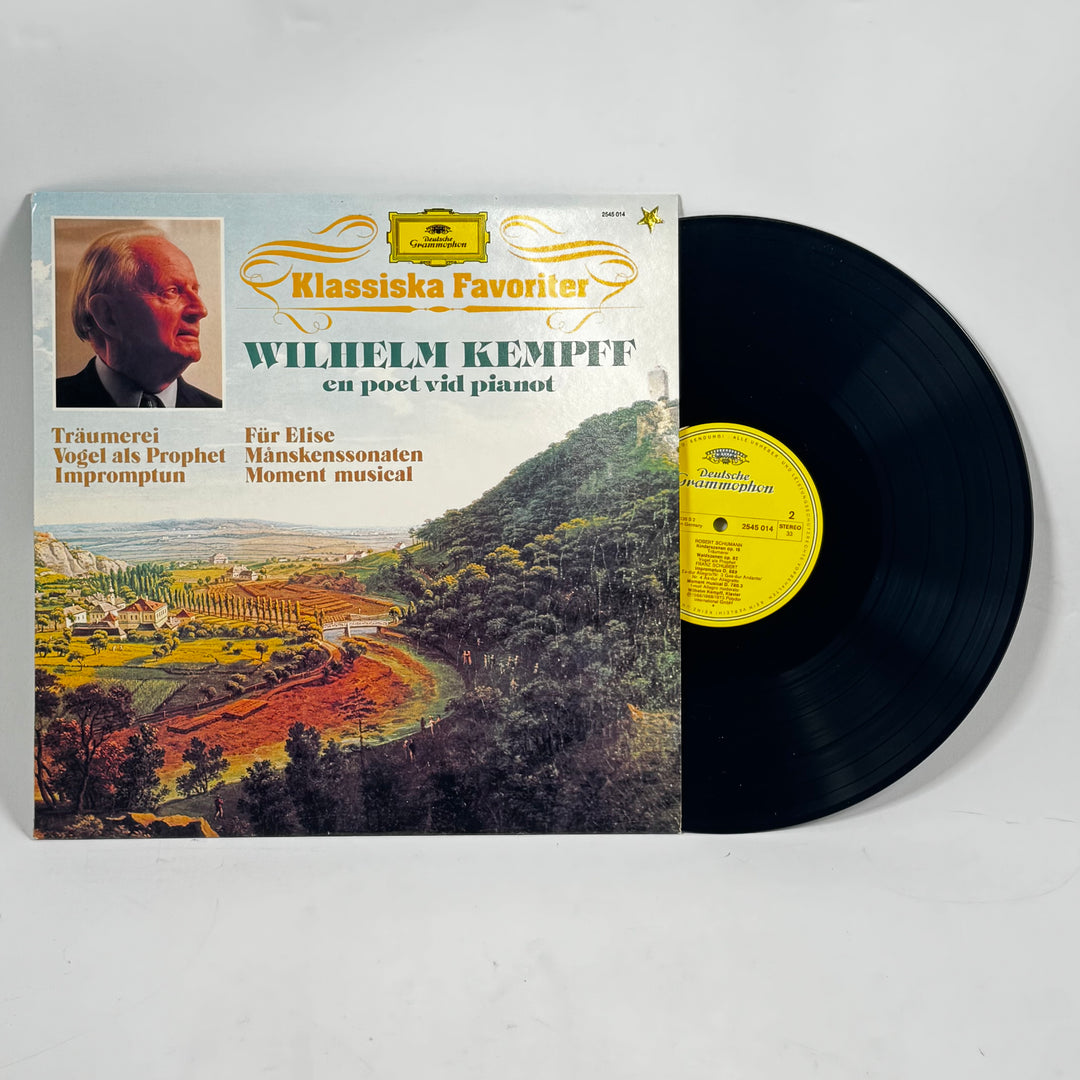 Klassisk LP-skiva av Wilhelm Kempff Retro