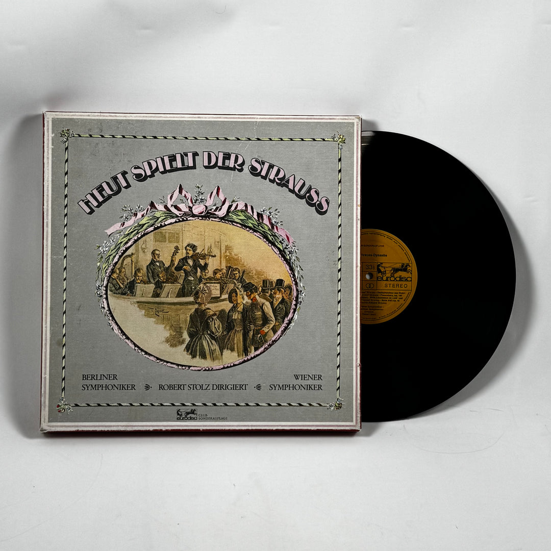 Retro vinylskiva Heut' Spielt der Strauss