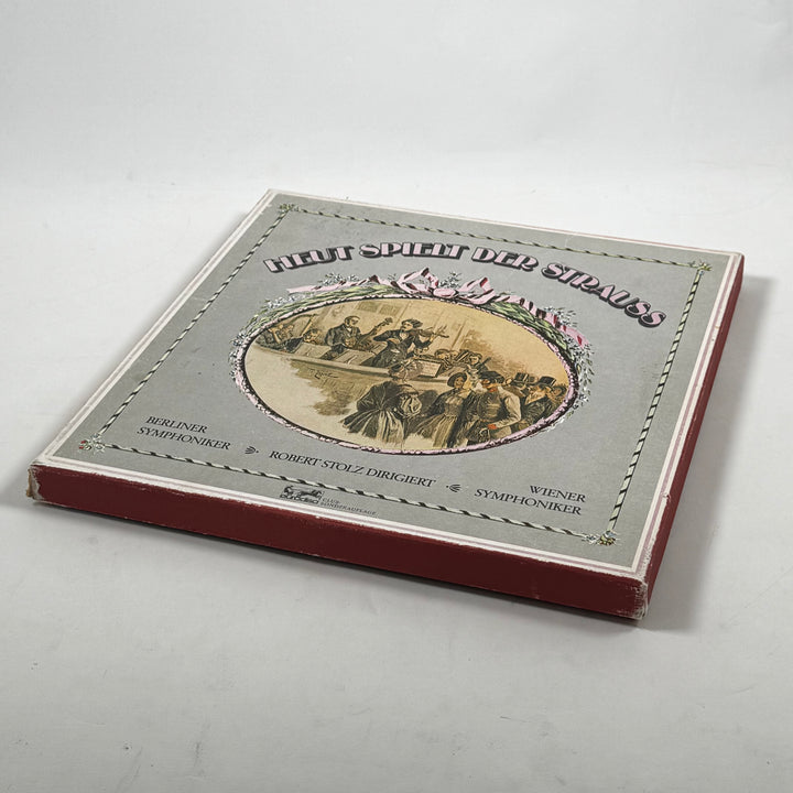Retro vinylskiva Heut' Spielt der Strauss