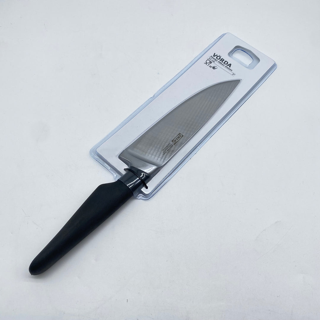 Elegant Vörda Kockkniv i Stål och Plast