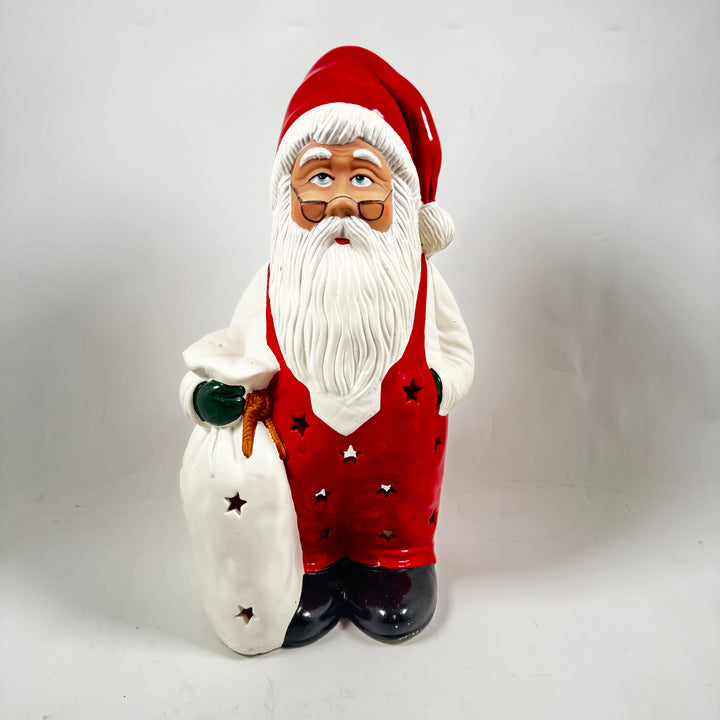 Retro Tomtelykta i Keramik med Stjärndekor