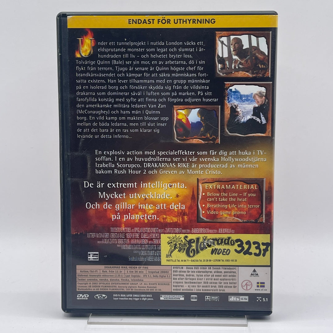 Drakarnas rike DVD med Matthew McConaughey