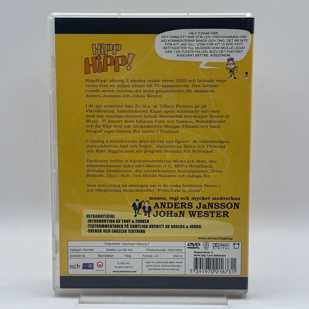 Hipp Hipp! Säsong 2 DVD SVT Humor