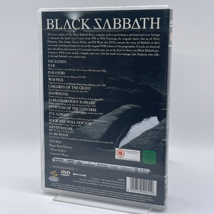 The Black Sabbath Story Vol 1 DVD Retro
