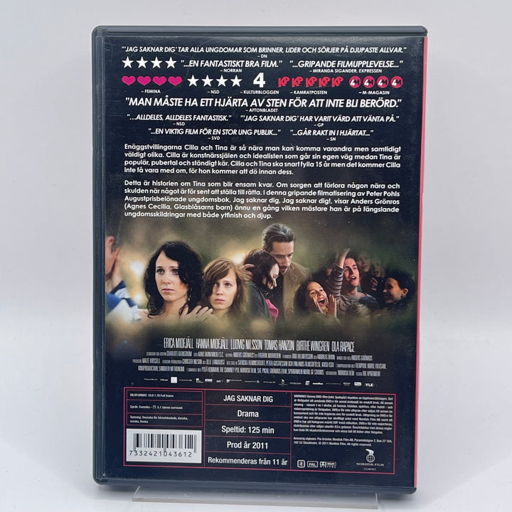Begagnad Svensk Dramafilm DVD Jag Saknar Dig