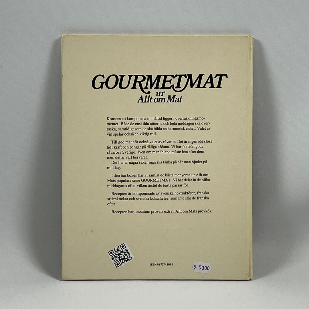 Gourmetmat ur Allt om Mat – Vintage Kokbok - Homy Secondhand Online