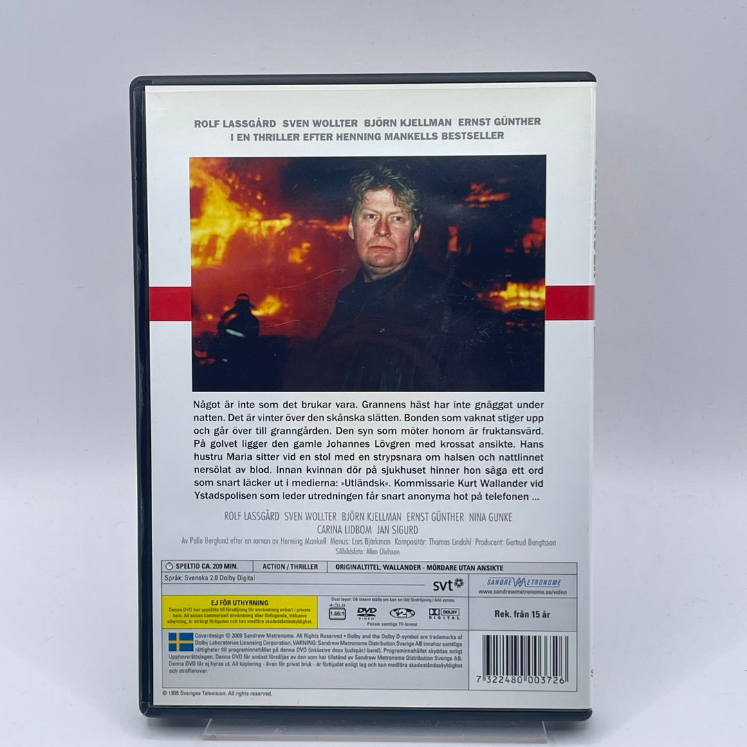 Wallander DVD Retro Mördare utan ansikte