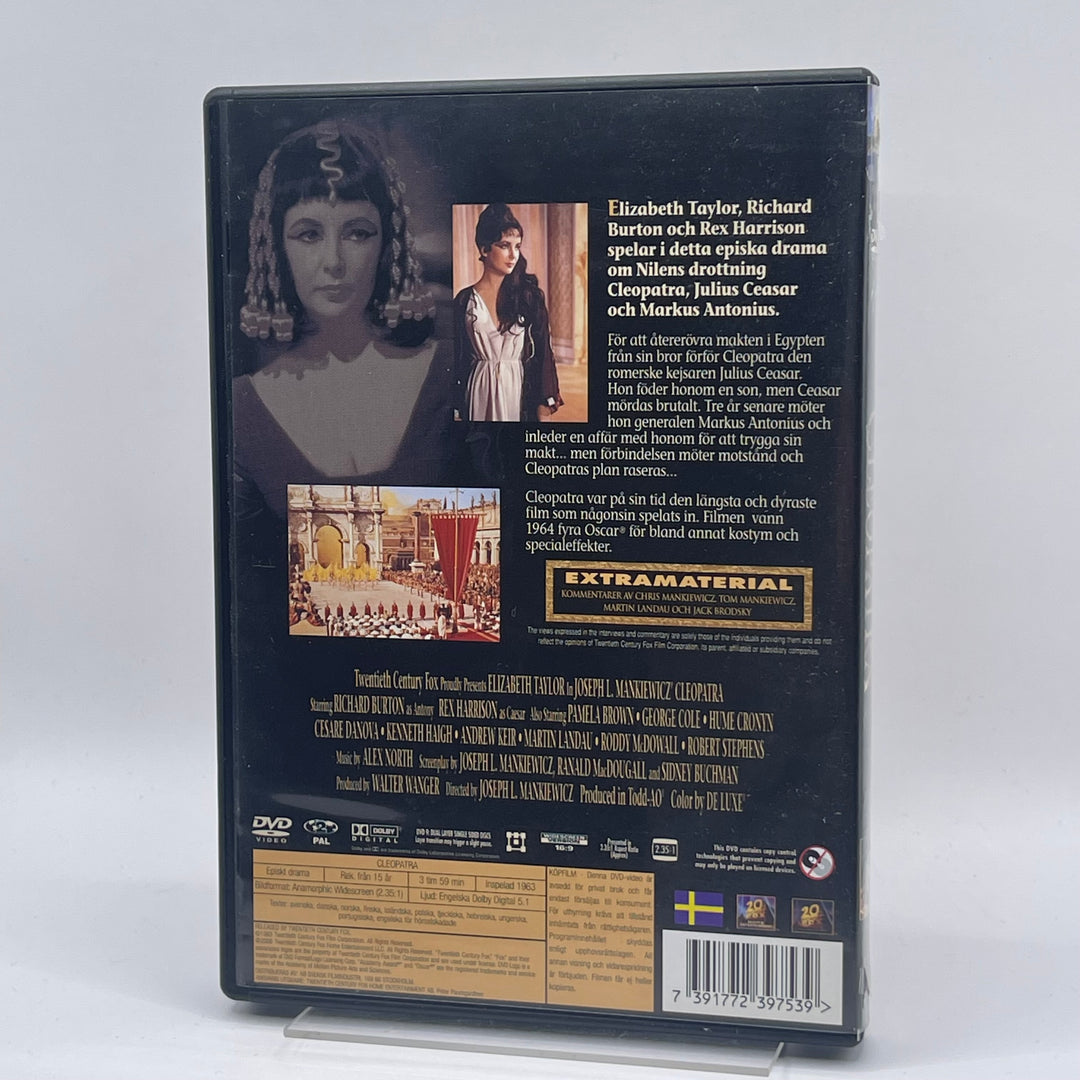 Retro DVD Cleopatra med Elizabeth Taylor