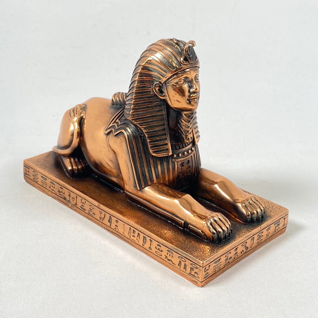 Egyptisk Sfinks Skulptur i Bronsimitat