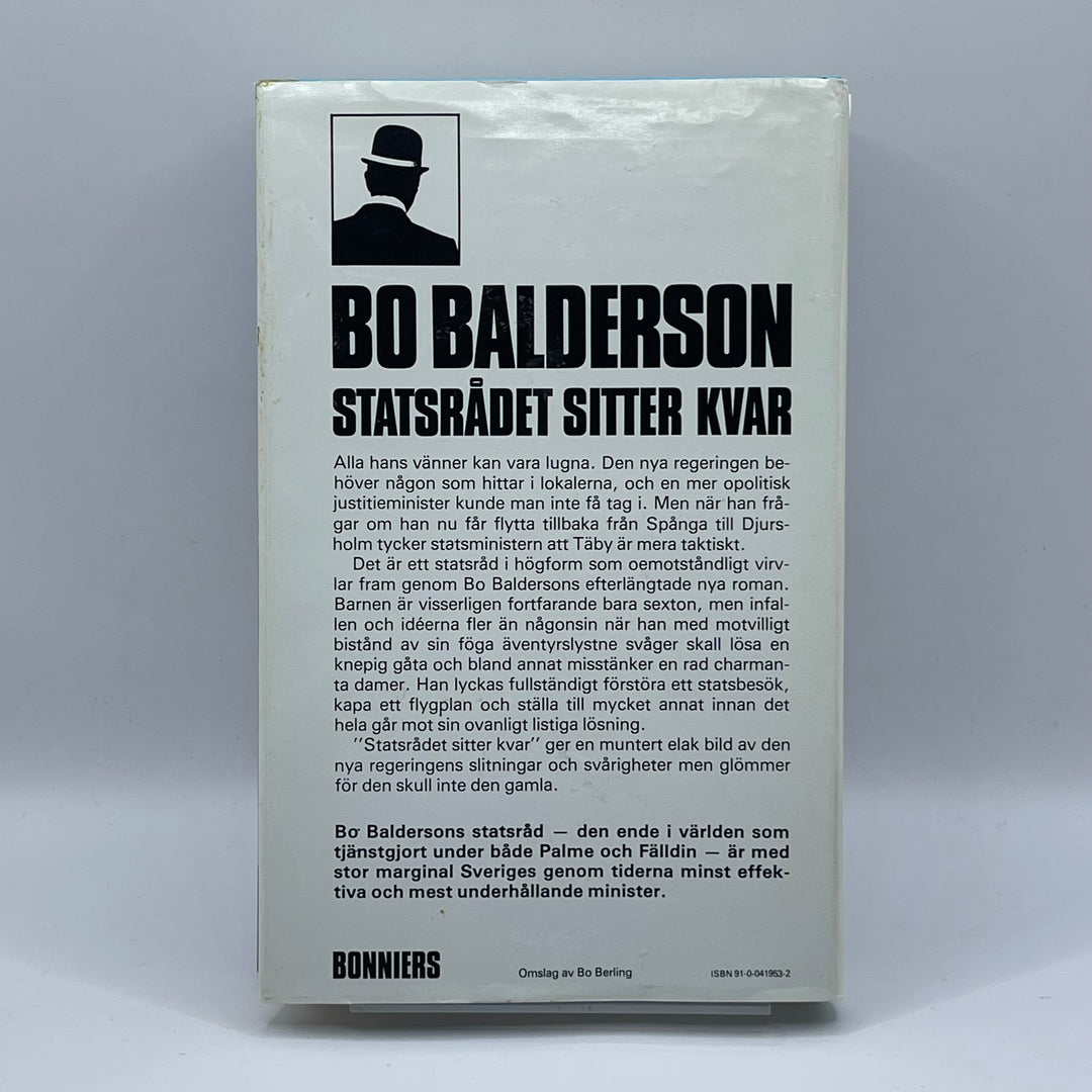 Retro klassisk thrillerbok av Bo Balderson