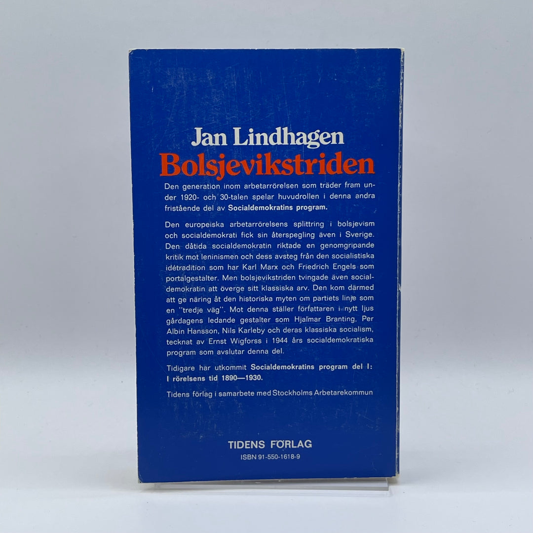Bok Bolsjevikstriden av Jan Lindhagen