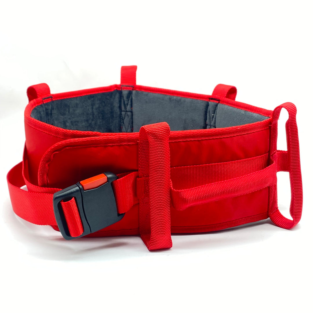 Petermann stödbälte med syntetmaterial i toppskick