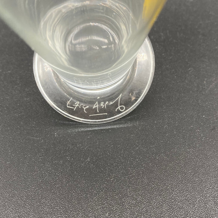 Lasse Åberg Unikt Glas med Musmotiv