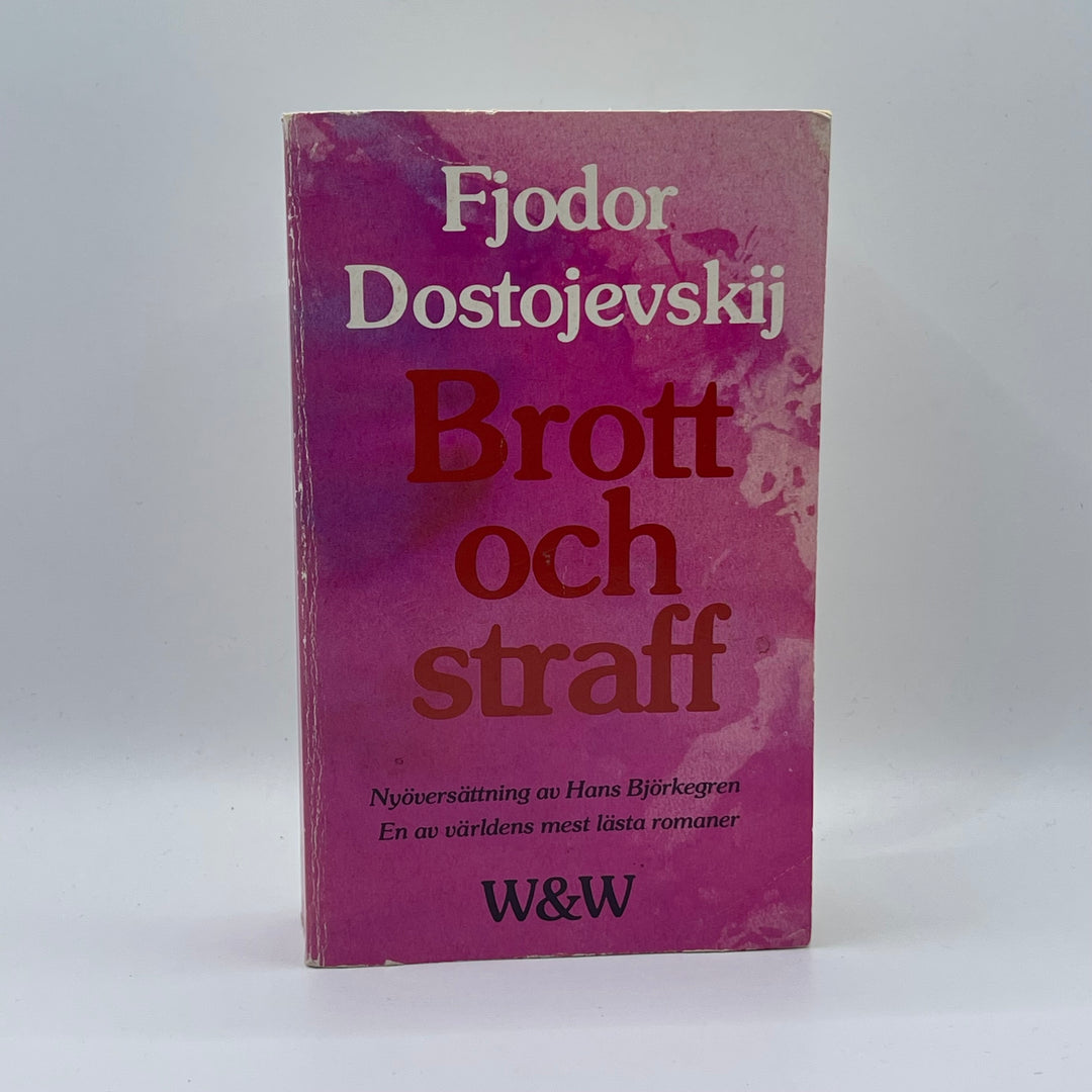 Klassisk roman Brott och straff Dostojevskij