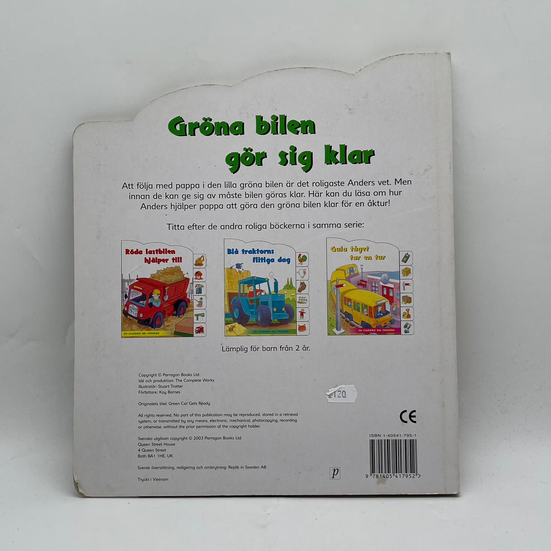 Barnbok Gröna Bilen Paragon i Gott Skick