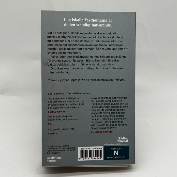 Begagnad kriminalroman Rösa & Björk i toppskick