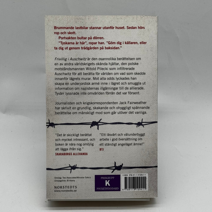 Bok Frivillig i Auschwitz Norstedts Pocket