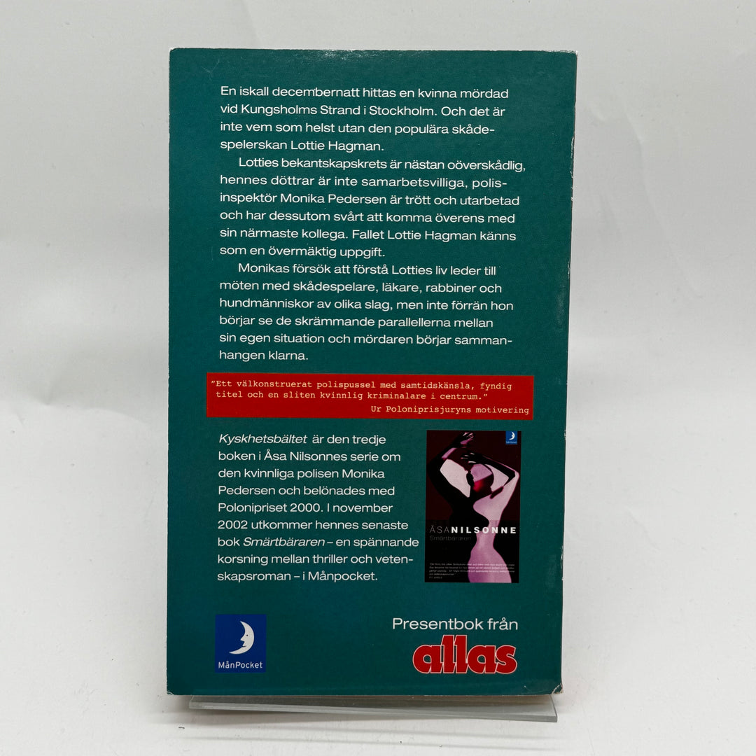 Prisbelönt Deckare "Kyskhetsbältet" av Åsa Nilsonne