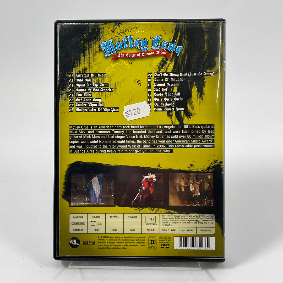 Mötley Crüe samlar-DVD live Buenos Aires