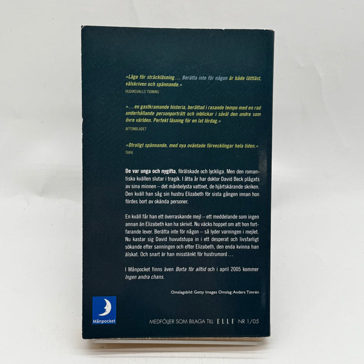 Harlan Coben Thriller "Det förlutna jagar dig" Pocketbok