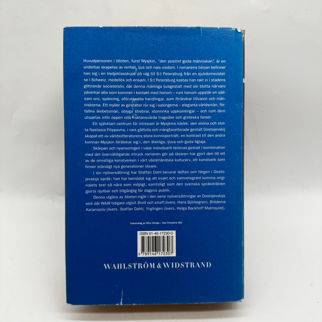 Idioten av Fjodor Dostojevskij begagnad bok