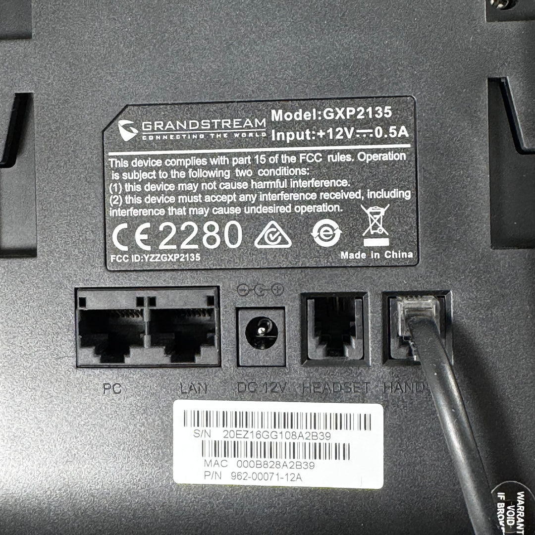 Grandstream Modern Kontorstelefon med Digital Display