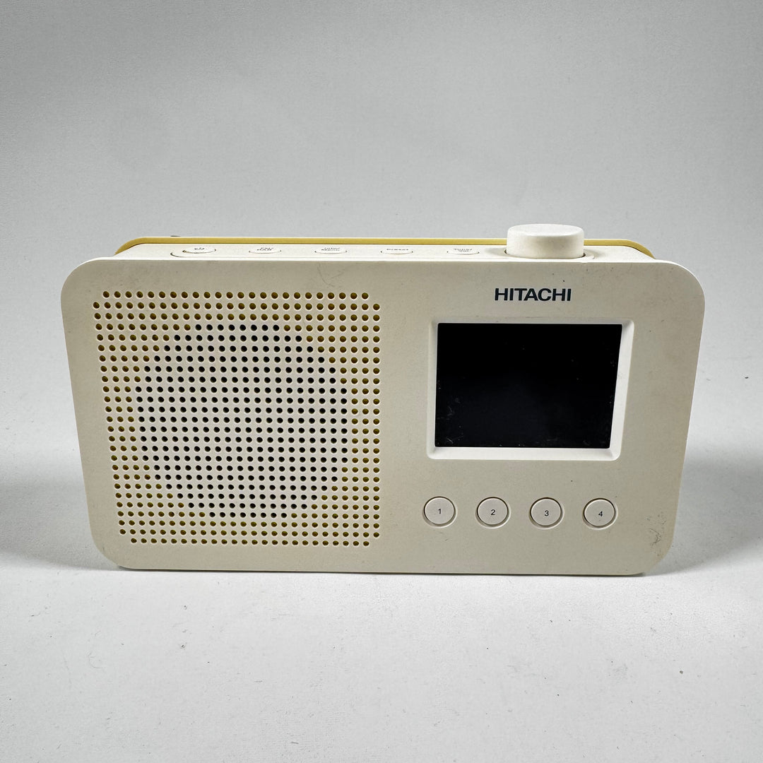 Retro Hitachi radio med digital display
