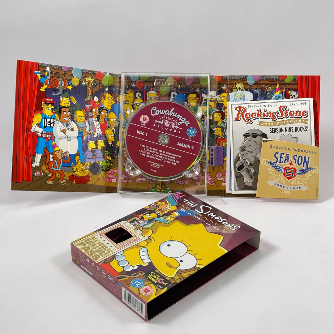 The Simpsons säsong 9 samlarbox retro DVD