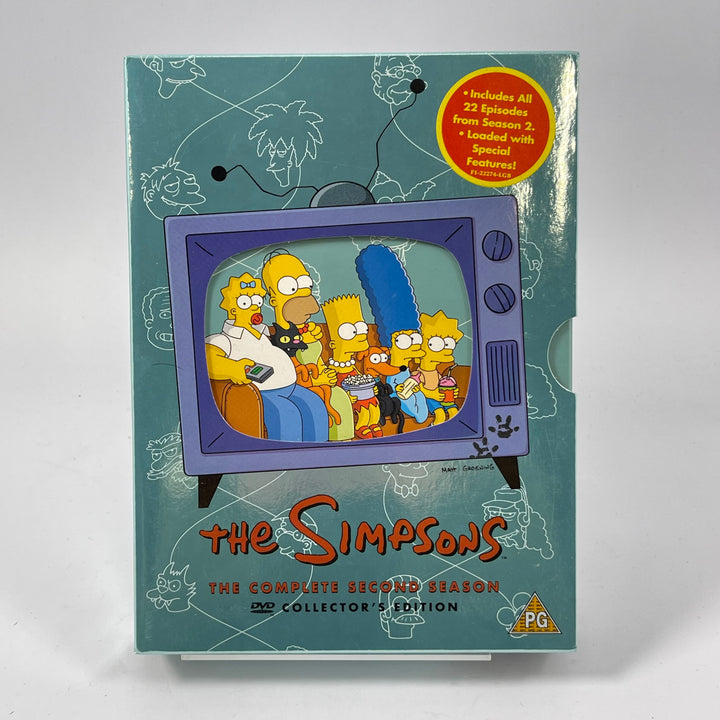 The Simpsons DVD-box Säsong 2 Retro Samlarutgåva