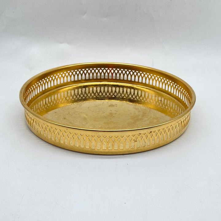 Elegant Retro Guldbricka i Mässing