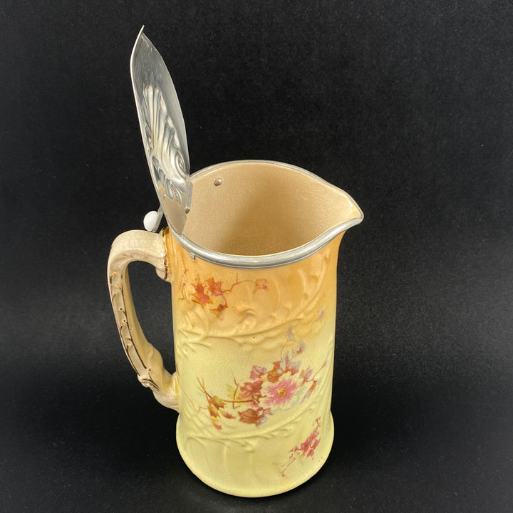 Retro Keramikkrus med Blommiga Motiv