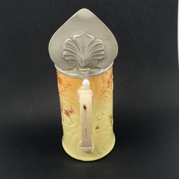 Retro Keramikkrus med Blommiga Motiv