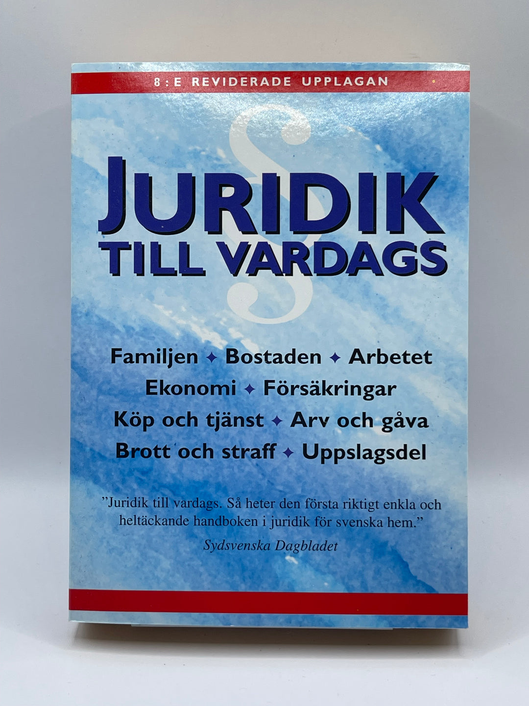 Juridik till vardags bok i mycket gott skick